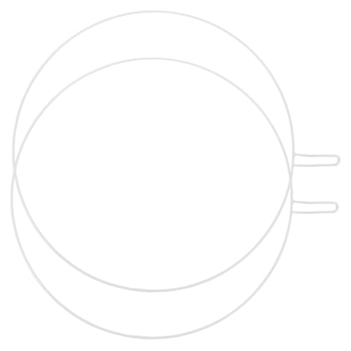 Hoement 2 Stück Teiliges Moskitonetz Halterung Ring aus Robustem Runde Netzhülle mit Glatten Kanten für Sichere Kinderbett Moskitonetzhalterung Installieren für Babybett von Hoement