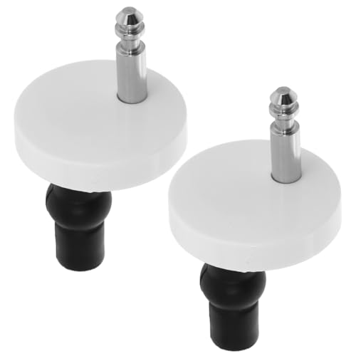 Hoement 2 Stück Toilettensitz Schraubensatz Ersatzset mit Scharnier und Gummi Halterung für Wc deckel Robustes Befestigungsset für Toilettensitz Reparatur Verschleißfest und Stabil Hoement 2 Stück Toilettensitz Schraubensatz Ersatzset mit Scharnier und Gummi Halterung für Wc deckel Robustes Befestigungsset für Toilettensitz Reparatur Verschleißfest und Stabil von Hoement