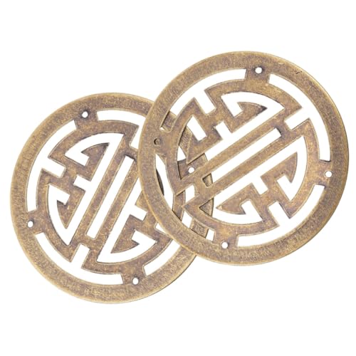 Hoement 2 Stück Vintage Chinesische Holzbox Applikationen Messing Schmuckbox Eckbeschläge Ø Antik Schutzbeschläge Möbeldekoration DIY Zubehör Hoement 2 Stück Vintage Chinesische Holzbox Applikationen Messing Schmuckbox Eckbeschläge Ø Antik Schutzbeschläge Möbeldekoration DIY Zubehör von Hoement