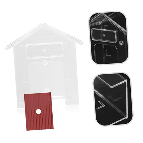 Hoement 2 Stück Wasserdichte Türgong Abdeckung Transparent Regenschutz Outdoor Türklingel Schutzgehäuse Klappbar Wetterfest für Garten und Außeneinsatz von Hoement