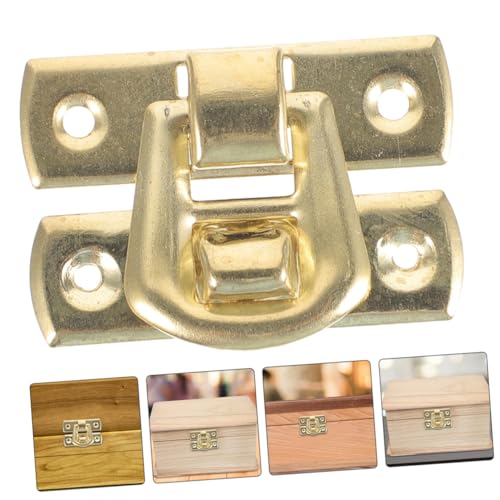 Hoement 20 Stück Teiliges Metallverschluss für Holzboxen Langlebiger Geschenkbox schnappverschluss Dekorativer Schmuckschatullen riegel Einfach zu Montierender Kistenschloss Hoement 20 Stück Teiliges Metallverschluss für Holzboxen Langlebiger Geschenkbox schnappverschluss Dekorativer Schmuckschatullen riegel Einfach zu Montierender Kistenschloss von Hoement