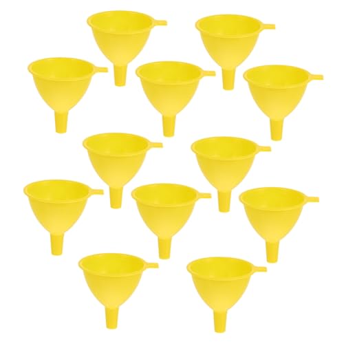 Hoement 20 Stück Teiliges Mini Kunststoff Trichter für Laborflüssigkeiten und Ätherische Öle Wiederverwendbar Umweltfreundlich Glatte Oberfläche zum Umfüllen Kleiner Volumen von Hoement