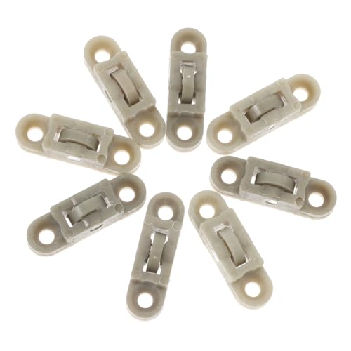 Hoement 20 Stück Teiliges Single pulley Fensterschiebesysteme Nylon Hoher Tragfähigkeit Geeignet für Möbel Schiebetüren Glasfenster und Schränke Einfache Montage Geräuscharm und Langlebig von Hoement