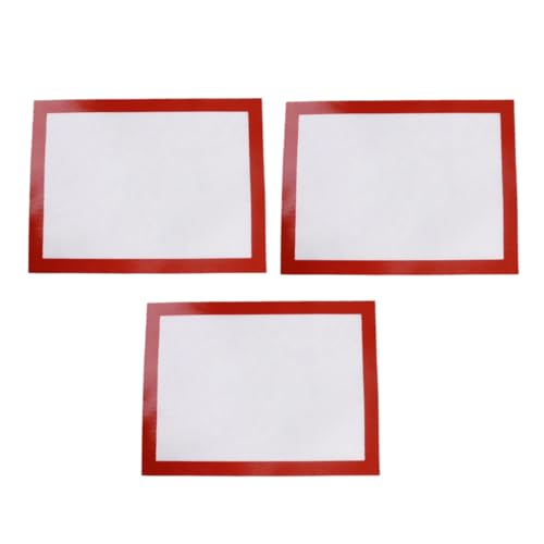 Hoement 3 Teilige Backmatte Küchenarbeitsplattenabdeckung Silikon Backformenmatten Backrollmatte Gebäckmatte Wärmeeinlagen Mikrowelle Wiederverwendbar Antihaftbeschichtet Zum von Hoement