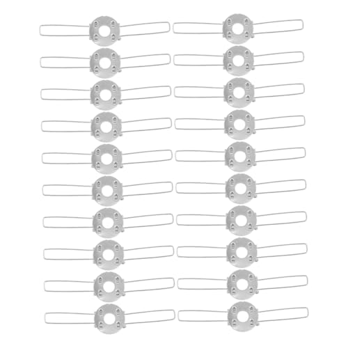 Hoement 30 Stück Teiliges Lampenschirm Federspanner Stabile Doppelgabelklemme zur Sicheren Befestigung von Deckenleuchten Kronleuchtern und Tischlampen DIY Lampenschirm Zubehör für Hoement 30 Stück Teiliges Lampenschirm Federspanner Stabile Doppelgabelklemme zur Sicheren Befestigung von Deckenleuchten Kronleuchtern und Tischlampen DIY Lampenschirm Zubehör für von Hoement