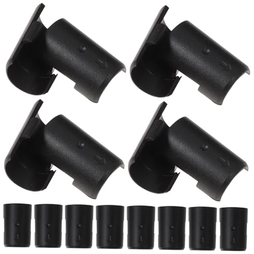 Hoement 32 Paare Anti-aufladungs Regalhalterungen Clips für Drahtregale Langlebige Kunststoff-verbindungsschellen Einfache Montage als Ersatz für Verlorene Regalbodenträger von Hoement