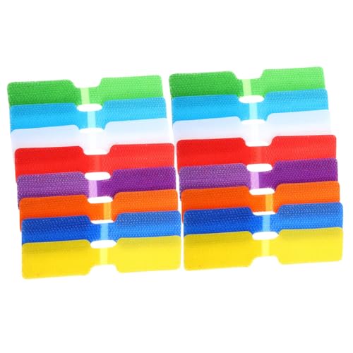 Hoement 32stücke Kabelbinder Flexible Kabeletiketten Für Ladegeräte USB-Kabel Und Mehr Wiederverwendbare Tragbare Organizer Für Kabelloses Management Bunten Farben Hoement 32stücke Kabelbinder Flexible Kabeletiketten Für Ladegeräte USB-Kabel Und Mehr Wiederverwendbare Tragbare Organizer Für Kabelloses Management Bunten Farben von Hoement