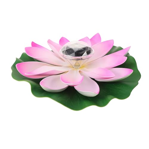 Hoement 3stücke Solarbetriebene Lotusblume Mit Farbwechsel Für Teich Und Pooldekoration Wasserdichte Elegante Gartenbeleuchtung Zufälligen Farben Für Outdoor-landschaften von Hoement