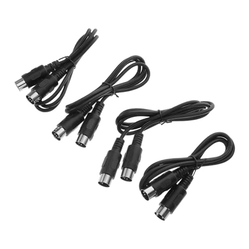 Hoement 4 Stück Pin Midi Verbindungskabel Stabile Audioübertragung Kompatibel mit Keyboard Synthesizer Drums Piano Robustes Instrumentenkabel für Professionelle Musikbearbeitung Hoement 4 Stück Pin Midi Verbindungskabel Stabile Audioübertragung Kompatibel mit Keyboard Synthesizer Drums Piano Robustes Instrumentenkabel für Professionelle Musikbearbeitung von Hoement