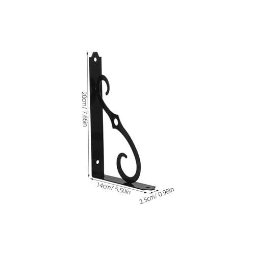 Hoement 4 Stück Schwarze Metall Regalhalter Winkel Schwerlast Winkel Regalträger für Küche Bad Wohnzimmer Robuste Dreieck Halterung mit Kratzfester Oberfläche und Hoher Tragkraft Hoement 4 Stück Schwarze Metall Regalhalter Winkel Schwerlast Winkel Regalträger für Küche Bad Wohnzimmer Robuste Dreieck Halterung mit Kratzfester Oberfläche und Hoher Tragkraft von Hoement