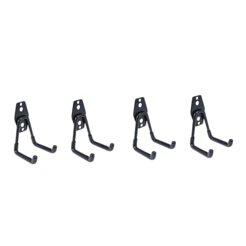 Hoement 4 Stück Schwarze Metallhaken Schwerlast Wandhaken Garagenhaken mit Rutschfestem Design Korrosionsbeständig für Sportgeräte Leitern Gartengeräte Aufbewahrung Hoement 4 Stück Schwarze Metallhaken Schwerlast Wandhaken Garagenhaken mit Rutschfestem Design Korrosionsbeständig für Sportgeräte Leitern Gartengeräte Aufbewahrung von Hoement