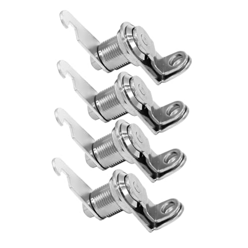 Hoement 4 Stück Teiliges Cam-schloss Briefkasten und Aktenschrank Korrosionsbeständig Installieren Geeignet für Schränke Büro Haushaltsmöbel von Hoement