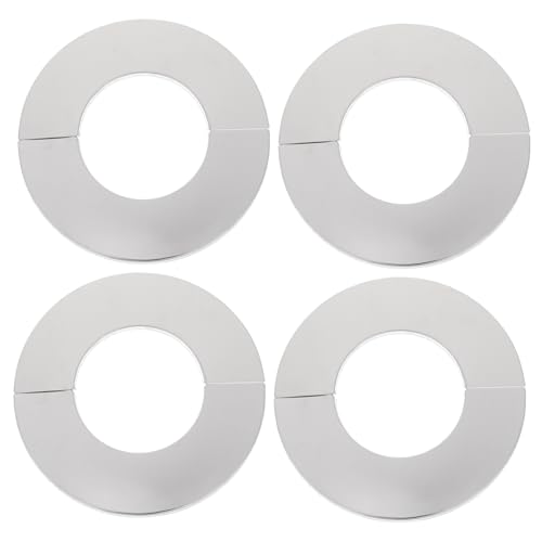 Hoement 4 Stück Teiliges Edelstahl Wasserrohr Abdeckplatten Rostfrei Hitzebeständig Korrosionsresistent Selbstklebend Einfache Montage Dekorative Rohrverkleidung für Rohre Hoement 4 Stück Teiliges Edelstahl Wasserrohr Abdeckplatten Rostfrei Hitzebeständig Korrosionsresistent Selbstklebend Einfache Montage Dekorative Rohrverkleidung für Rohre von Hoement