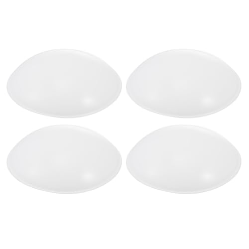 Hoement 4 Stück Teiliges LED Weißes Feuerfestes Lampenabdeckung Zubehör für Notfall Deckenleuchte Langlebig Robust und Dekorativ für Wohn Schlafzimmer von Hoement