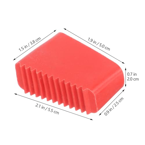 Hoement 4 Stück Teiliges Leiterfüße Gummi Schutzset Rutschfeste Verschleißfeste Leiterfußkappen für Haushaltsleiter Stabile Korrosionsbeständige Anti rutsch Fußabdeckungen Einfache von Hoement