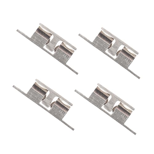 Hoement 4 Stück Teiliges Messing Ball Tension Latch Türclip Verschluss für Schränke Kommoden mit Selbstschneidenden Schrauben Verschleißfest Rostfrei Einfache Montage Vielseitig von Hoement