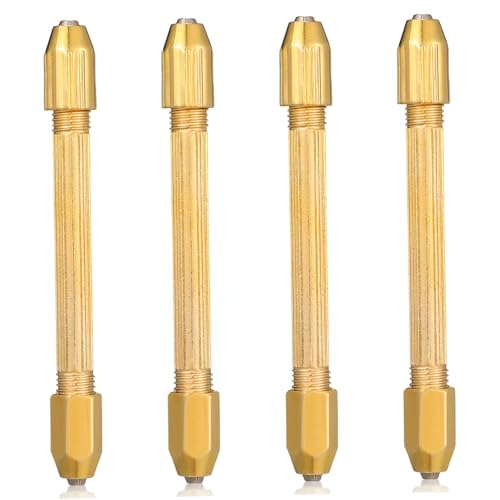 Hoement 4 Stück Teiliges Mini-handbohrset Schnitzwerkzeug Doppelseitiger Bohrer Quadratischer Kopf Vergoldet für Uhrenreparatur Holz Kunststoff Modellbau Präzise und Langlebig Hoement 4 Stück Teiliges Mini-handbohrset Schnitzwerkzeug Doppelseitiger Bohrer Quadratischer Kopf Vergoldet für Uhrenreparatur Holz Kunststoff Modellbau Präzise und Langlebig von Hoement