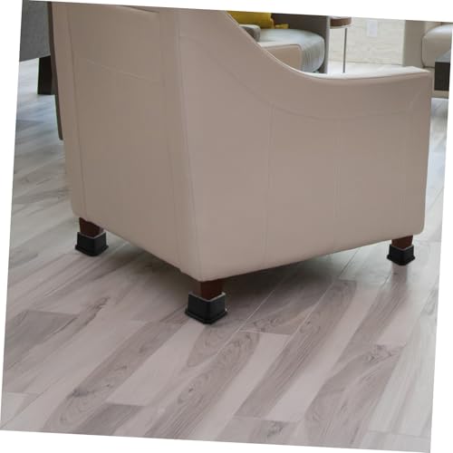 Hoement 4 Stück Teiliges Möbel Fußpolster aus Rutschfestem Gummi Hohe Betterhöhung Robuste Möbelheber für Bett Sofa Tisch und Waschmaschine Schützend und Platzsparend Schwere Möbel von Hoement