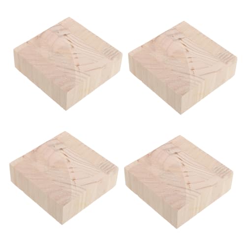 Hoement 4 Stück Teiliges Möbelerhöhung aus Holz Rutschfestes Möbel Riser für Bett Tisch Stuhl Stabile Erhöhung Tischbeine Vielseitig Einsetzbar und Robust Hoement 4 Stück Teiliges Möbelerhöhung aus Holz Rutschfestes Möbel Riser für Bett Tisch Stuhl Stabile Erhöhung Tischbeine Vielseitig Einsetzbar und Robust von Hoement