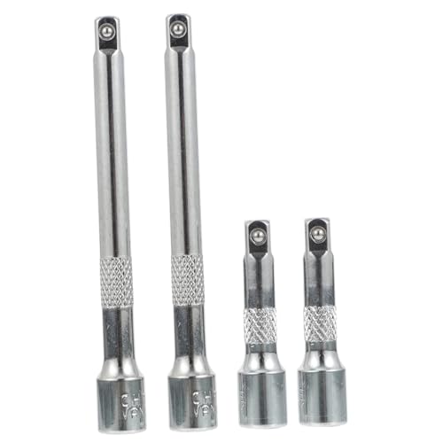 Hoement 4 Stück Teiliges Ratschenverlängerungsset Steckschlüsselverlängerung Verbindungsstäbe Langlebig Flexibel Leicht Kompatibel mit Ratsche und Elektrischem Schraubenschlüssel für Heim von Hoement