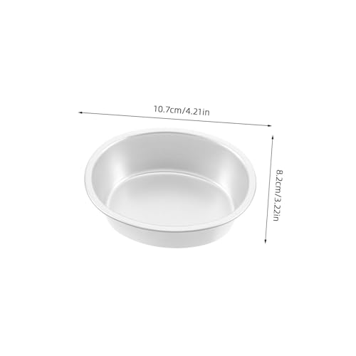 Hoement 4 Stück Teiliges Rundes Backformen Aluminiumlegierung Beschichtete Antihaft kuchenform für Käsekuchen Tiramisu Obstkuchen Vielseitig Einsetzbar für Geburtstage und Hochzeiten von Hoement