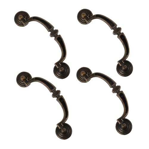 Hoement 4 Stück Teiliges Vintage Möbelgriffe aus Bronze Langlebige Schranktürgriffe und Schubladengriffe Einfach zu Montieren Geeignet für Küchenschränke Kommoden und Kleiderschränke Hoement 4 Stück Teiliges Vintage Möbelgriffe aus Bronze Langlebige Schranktürgriffe und Schubladengriffe Einfach zu Montieren Geeignet für Küchenschränke Kommoden und Kleiderschränke von Hoement