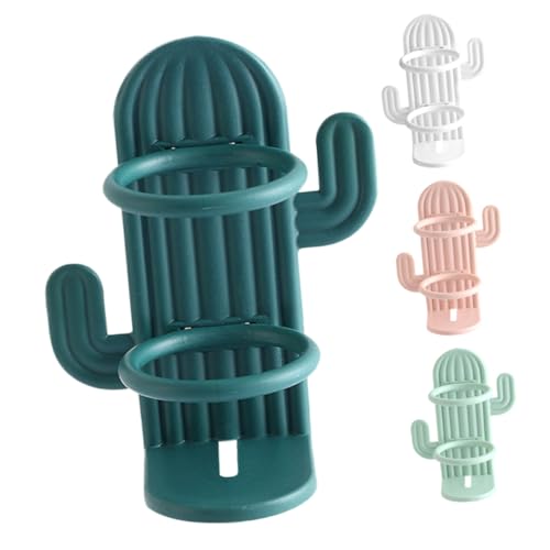 Hoement 4 Stück Teiliges Wandmontage Zahnbürstenhalter Kaktus Design Platzsparend Elektrischer Zahnbürstenhalter Für Badezimmer Organisation Bpa frei Einfach zu Reinigen Hoement 4 Stück Teiliges Wandmontage Zahnbürstenhalter Kaktus Design Platzsparend Elektrischer Zahnbürstenhalter Für Badezimmer Organisation Bpa frei Einfach zu Reinigen von Hoement