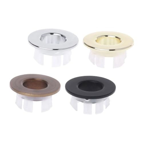 Hoement 4 Stück Teiliges Waschbecken Überlaufring aus Langlebigem Material Praktische Abdeckung mit Glatten Kanten Einfache Installation Geeignet für Badezimmer Waschbecken und Waschtisch Hoement 4 Stück Teiliges Waschbecken Überlaufring aus Langlebigem Material Praktische Abdeckung mit Glatten Kanten Einfache Installation Geeignet für Badezimmer Waschbecken und Waschtisch von Hoement