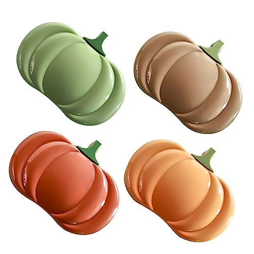 Hoement 4stücke Pumpkins Soap Holder Mit Abfluss Praktische Und Stilvolle Seifenablage Für Badezimmer Hält Seife Trocken Und Sauber Für Einrichtungsstil von Hoement
