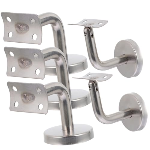 Hoement 5 Stück Teiliges Edelstahl Handlauf wandhalter Verstellbare Treppen geländerstütze mit Robustem Winkel design Korrosionsbeständig für Innen Außentreppen Modernes Treppengeländer Hoement 5 Stück Teiliges Edelstahl Handlauf wandhalter Verstellbare Treppen geländerstütze mit Robustem Winkel design Korrosionsbeständig für Innen Außentreppen Modernes Treppengeländer von Hoement