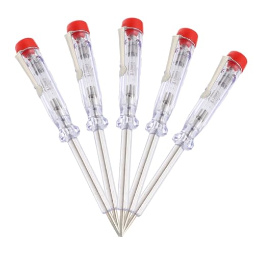 Hoement 5 Stück Teiliges Spannungsprüfer Schraubendreher Multifunktionaler Spannungstester Stift Berührungsloser Stromkreisprüfer für Haushaltskabel Schraubendreher und Hoement 5 Stück Teiliges Spannungsprüfer Schraubendreher Multifunktionaler Spannungstester Stift Berührungsloser Stromkreisprüfer für Haushaltskabel Schraubendreher und von Hoement