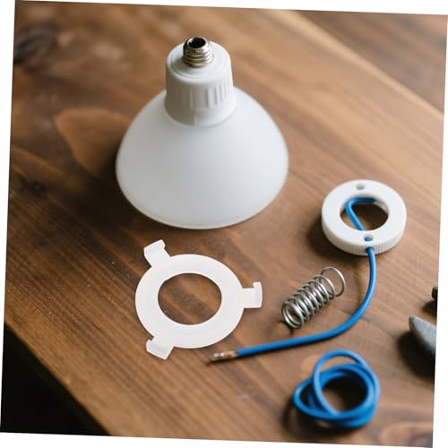 Hoement 50 Stück Lampenfassungsadapter zu Weiß Kunststoff Lampenschirm Reduzierring Lampenfassung Konverter Sicherer Sitz Schnelle Montage Für DIY Lampenreparatur und Beleuchtung Hoement 50 Stück Lampenfassungsadapter zu Weiß Kunststoff Lampenschirm Reduzierring Lampenfassung Konverter Sicherer Sitz Schnelle Montage Für DIY Lampenreparatur und Beleuchtung von Hoement