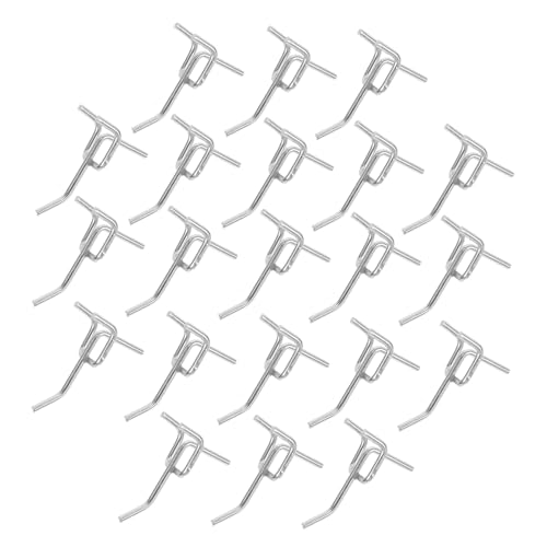 Hoement 50 Stück Teiliges Stecktafel-haken Carbonstahl Lang Silberfarbene Metallhaken für Werkzeugwand Robustes Aufhängesystem für Garage Werkstatt und Arbeitsplatz Hoement 50 Stück Teiliges Stecktafel-haken Carbonstahl Lang Silberfarbene Metallhaken für Werkzeugwand Robustes Aufhängesystem für Garage Werkstatt und Arbeitsplatz von Hoement