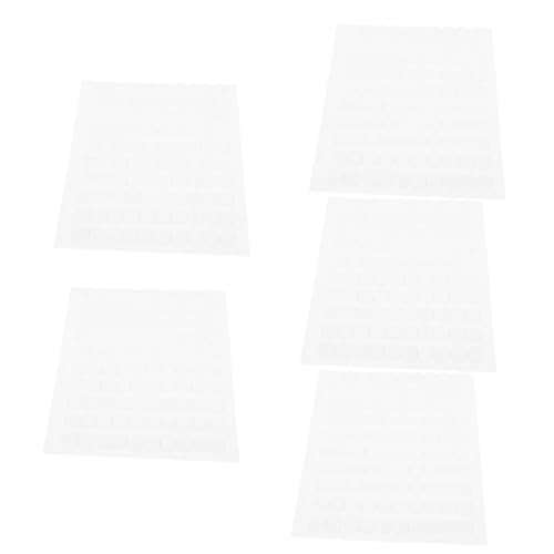 Hoement 500 Stück Transparente Klebenägel Wiederverwendbar Sicherer Zweck Doppelseitige Klare Klebepunkte Tack Kleber Gel Entfernung Vollständig Klebend DIY Klar Entfernbar von Hoement