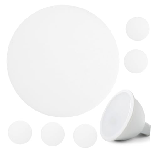 Hoement 6 Stück Lampenschirm Diffusor Lichtstreuer Deckenleuchte Lampenabdeckung Staubschutz Weiches Licht für Schlafzimmer Wohnzimmer Büro von Hoement