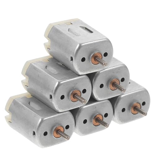 Hoement 6 Stück Teiliges Mini motor set für Spielzeugautos Langlebige Elektromotoren für DIY Wissenschaftsprojekte Ersatzmotor für Spielzeugeisenbahn Robust und Verschleißfest Hoement 6 Stück Teiliges Mini motor set für Spielzeugautos Langlebige Elektromotoren für DIY Wissenschaftsprojekte Ersatzmotor für Spielzeugeisenbahn Robust und Verschleißfest von Hoement