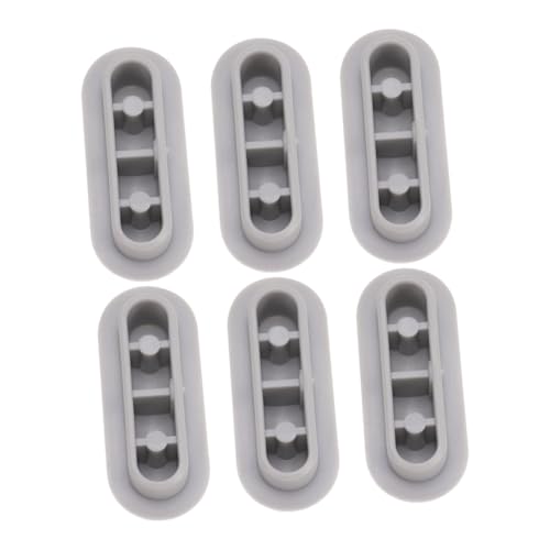 Hoement 6 Stück Teiliges Wc Sitz Dämpfer Rutschfeste Toilettensitz Gummipuffer Langlebige Toilettensitz Stoßdämpfer für Geräuschreduktion und Schutz Passend für Wc Sitz Modelle von Hoement