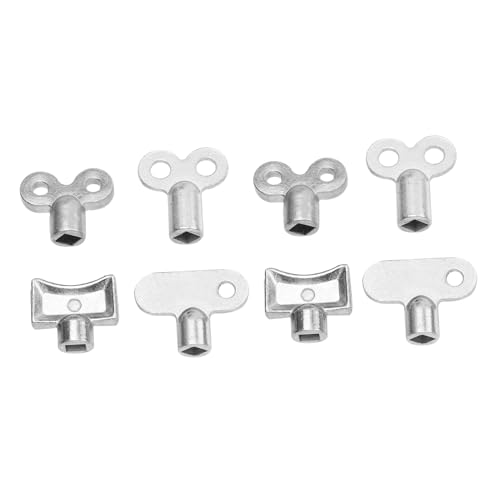 Hoement 8 Stück Teiliges Heizungsentlüftungsschlüssel aus Poliertem Zinklegierung Vierkantschlüssel für Heizkörperventile Geräuschreduzierend Passend Einfache Anwendung für Heizkörper und Hoement 8 Stück Teiliges Heizungsentlüftungsschlüssel aus Poliertem Zinklegierung Vierkantschlüssel für Heizkörperventile Geräuschreduzierend Passend Einfache Anwendung für Heizkörper und von Hoement