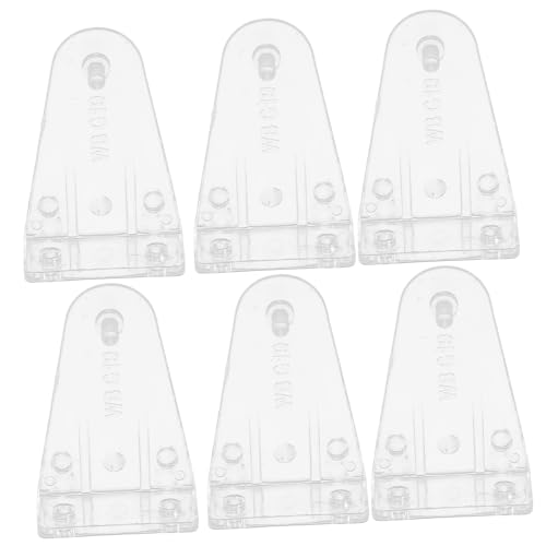 Hoement 8 Stück Teiliges Klare Halterungen für Horizontale Jalousien Stabile Fixierung der Unteren Schiene Langlebige Kunststoff Halterungen für Fensterrollos Optimaler Halt für Sicht und von Hoement