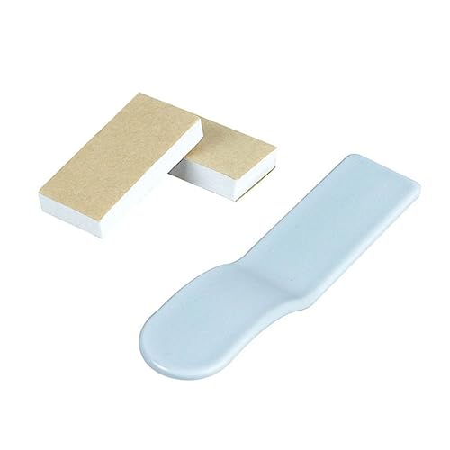 Hoement 8 Stück Teiliges Toilettensitz Lifter mit Starkem Klebestreifen Praktischer Toilettendeckelheber für Hygienische Nutzung Geeignet für Senioren und Grün und Blau Einfach Anzubringen von Hoement