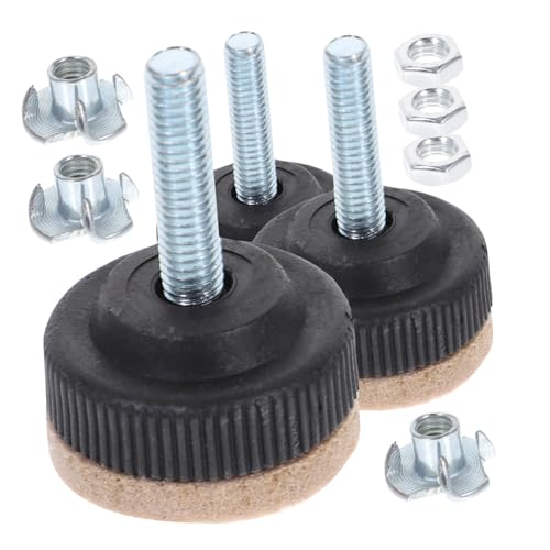 Hoement 8 Stück Teiliges Verstellbares Möbelfuß mit Filzschutz Schwere Belastung Schraubniveaus für Stühle und Tische Geräuschdämpfende Stellfüße Kratzfeste Möbel Nivellierfüße Hoement 8 Stück Teiliges Verstellbares Möbelfuß mit Filzschutz Schwere Belastung Schraubniveaus für Stühle und Tische Geräuschdämpfende Stellfüße Kratzfeste Möbel Nivellierfüße von Hoement