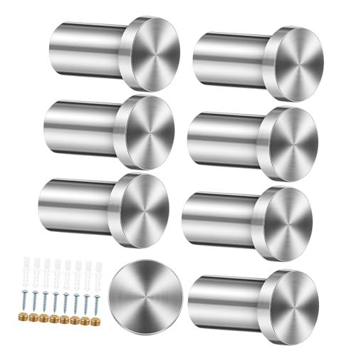 Hoement 8 Stück Teiliges Wandhaken mit Schrauben Robuste Garderoben und Handtuchhaken für Badezimmer Küche Schlafzimmer Platzsparend Stabil Schwerlastfähig Elegantes Design Hoement 8 Stück Teiliges Wandhaken mit Schrauben Robuste Garderoben und Handtuchhaken für Badezimmer Küche Schlafzimmer Platzsparend Stabil Schwerlastfähig Elegantes Design von Hoement