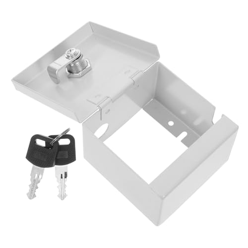 Hoement Abschließbare Wetterfeste Elektrische Anschlussbox für Außensteckdosen Kompakte Schutzbox für Steckdosen und Kabelanschlüsse Einfache Werkzeugfreie Wandmontage Vielseitiger Schutz von Hoement