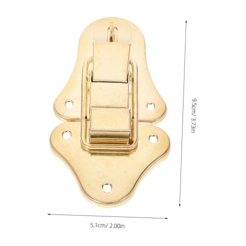 Hoement Antiker Metallspannverschluss aus Eisen für Holzkisten und Schmuckschatullen Langlebiger Duckbilled Toggle Hasp Sicherer Verschluss für Truhe Elegantes Minimalistisches Design Hoement Antiker Metallspannverschluss aus Eisen für Holzkisten und Schmuckschatullen Langlebiger Duckbilled Toggle Hasp Sicherer Verschluss für Truhe Elegantes Minimalistisches Design von Hoement
