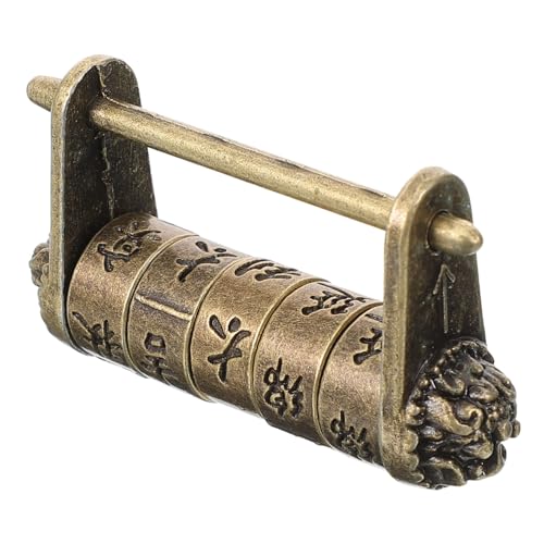 Hoement Antikes Zahlenschloss Aus Retro-schloss Mit Chinesischem Stil Dekoratives Schloss Für Schränke Hoement Antikes Zahlenschloss Aus Retro-schloss Mit Chinesischem Stil Dekoratives Schloss Für Schränke von Hoement