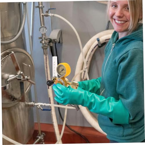 Hoement Argon Druckregler mit Flussanzeige und Manometer Langlebiger Stoßfester Argon Gasregler für Präzise Schweißgassteuerung Sicherheits flowmeter für Schweißgeräte Hoement Argon Druckregler mit Flussanzeige und Manometer Langlebiger Stoßfester Argon Gasregler für Präzise Schweißgassteuerung Sicherheits flowmeter für Schweißgeräte von Hoement