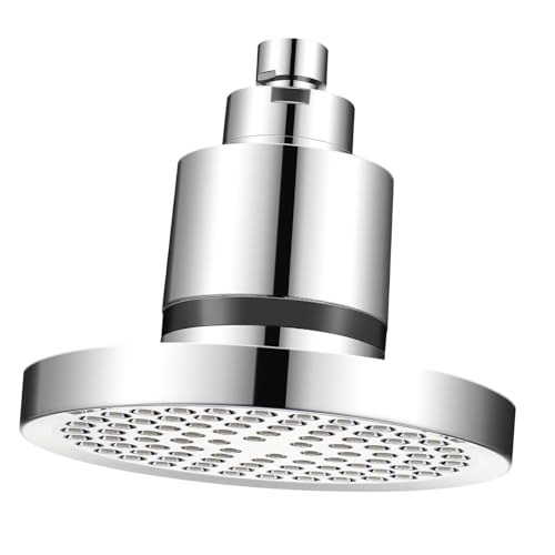 Hoement Booster Duschkopf Mit Wasserfilter Wasserenthärter Duschköpfe Duschkopfreiniger Duschköpfe Hochdruck Duschkopf Mit Filter Duschfilter Ersatz Abs Silber von Hoement