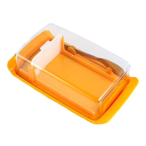 Hoement Butter Cutter Aufbewahrungsbox mit Transparentem Deckel und Gabel Praktischer Butterhalter für Frische Butter Einfach zu Schneiden für Zuhause Backen und Kochen Leicht zu Reinigen Hoement Butter Cutter Aufbewahrungsbox mit Transparentem Deckel und Gabel Praktischer Butterhalter für Frische Butter Einfach zu Schneiden für Zuhause Backen und Kochen Leicht zu Reinigen von Hoement