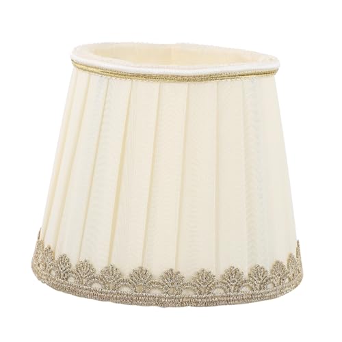 Hoement Chiffon Lampenschirm Stoff Lampenschirm Dekoration Für Tischlampen Stehlampen Weicher Lichtschutz Installieren Wohnraumdeko von Hoement
