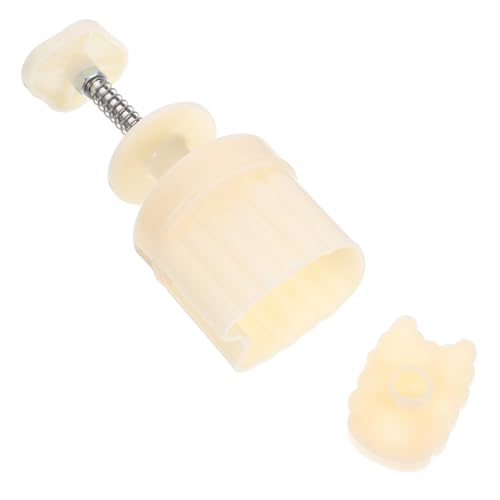 Hoement Chinesische Handpresse Mondkuchenform Wiederverwendbare Antihaftbeschichtete Backform für Mondkuchen Kekse Einfach zu Reinigen Kreative Drachenform für DIY Backzubehör von Hoement